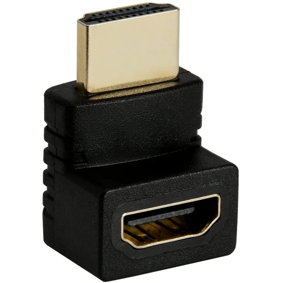 Right Angle 270 Degree HDMI Male to Female Plug Play