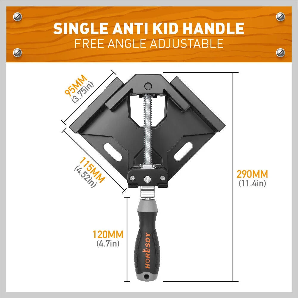 Right Angle Clamp Quick 90° Corner Vise Woodworking Welding