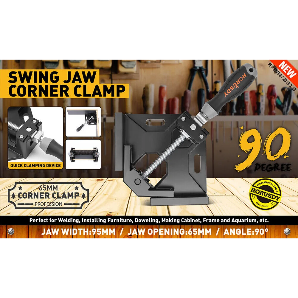 Right Angle Clamp Quick 90° Corner Vise Woodworking Welding