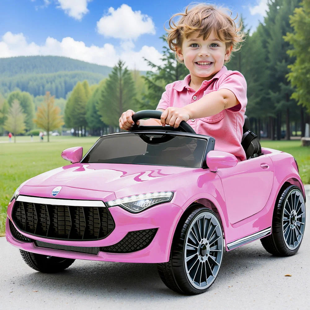Rigo Kids Ride On Car Battery Toy Remote Control - Pink