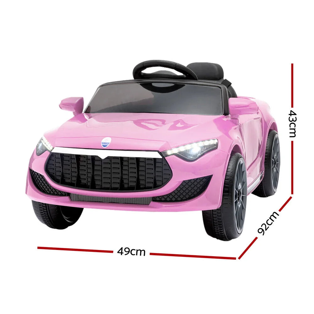 Rigo Kids Ride On Car Battery Toy Remote Control - Pink