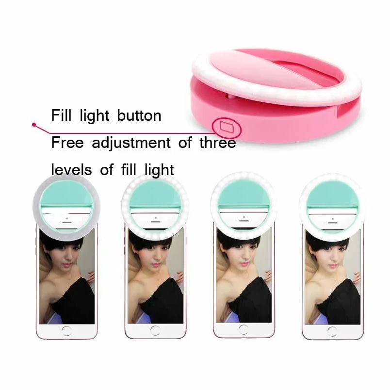 Ring-shaped Selfie Light for Live Photography - Led
