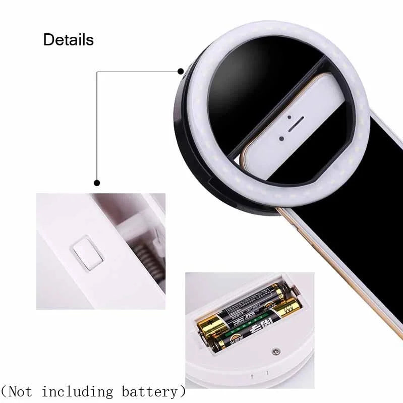 Ring-shaped Selfie Light for Live Photography - Led