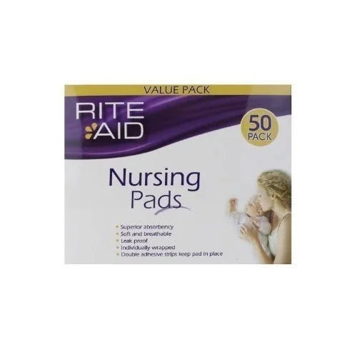 Rite Aid Nursing Pads 50 Pack Bulk Value - Baby & Kids >