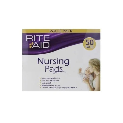 Rite Aid Nursing Pads 50 Pack Bulk Value - Baby & Kids >