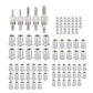 Rivet Kit 106 Pcs Threaded Nutsert Rivnut Nut Riveter