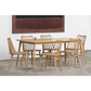 Riviera Solid Oak Dining Chairs Set of 2 - Natural