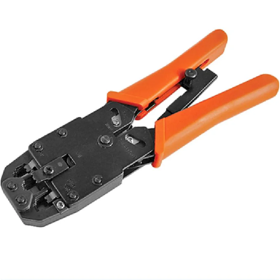 RJ45 RJ12 RJ11 Crimper Tool Kit, 8 Pins RJ45, 6 Pins RJ12, 4 Pins RJ11 ...