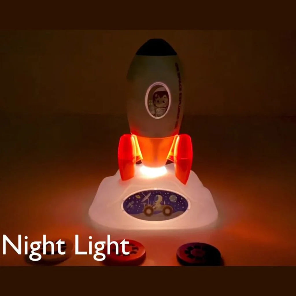 Rocket Projector Night Light Kids STEM Toy - Outer Space