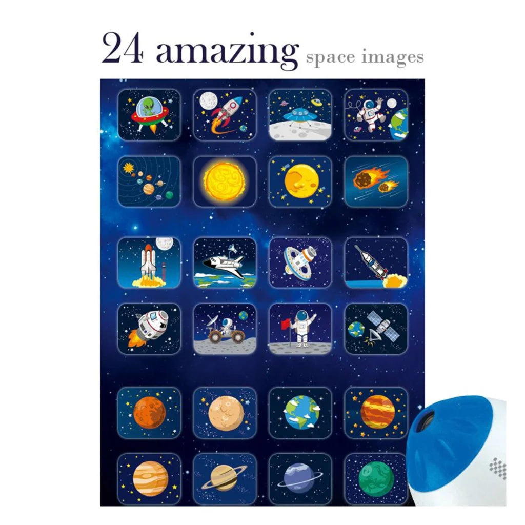 Rocket Projector Night Light Kids STEM Toy - Outer Space