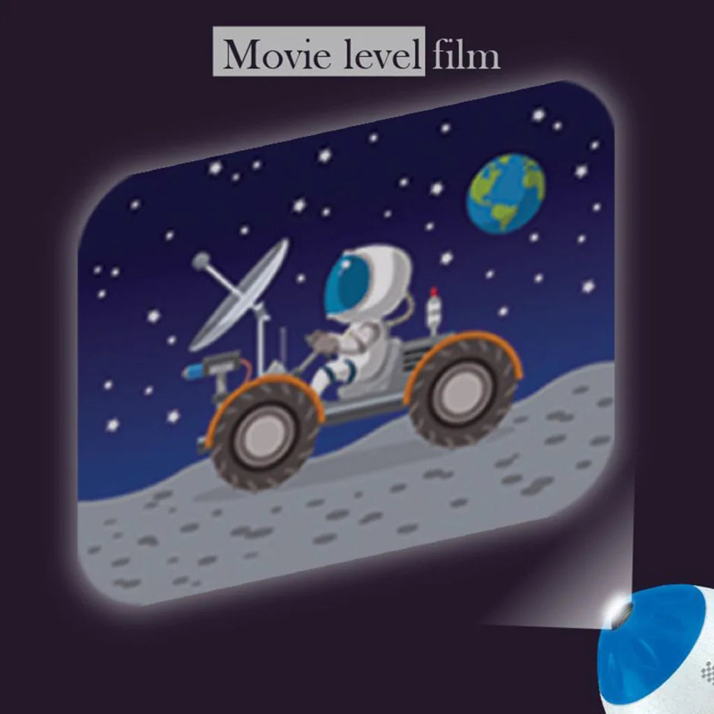 Rocket Projector Night Light Kids STEM Toy - Outer Space