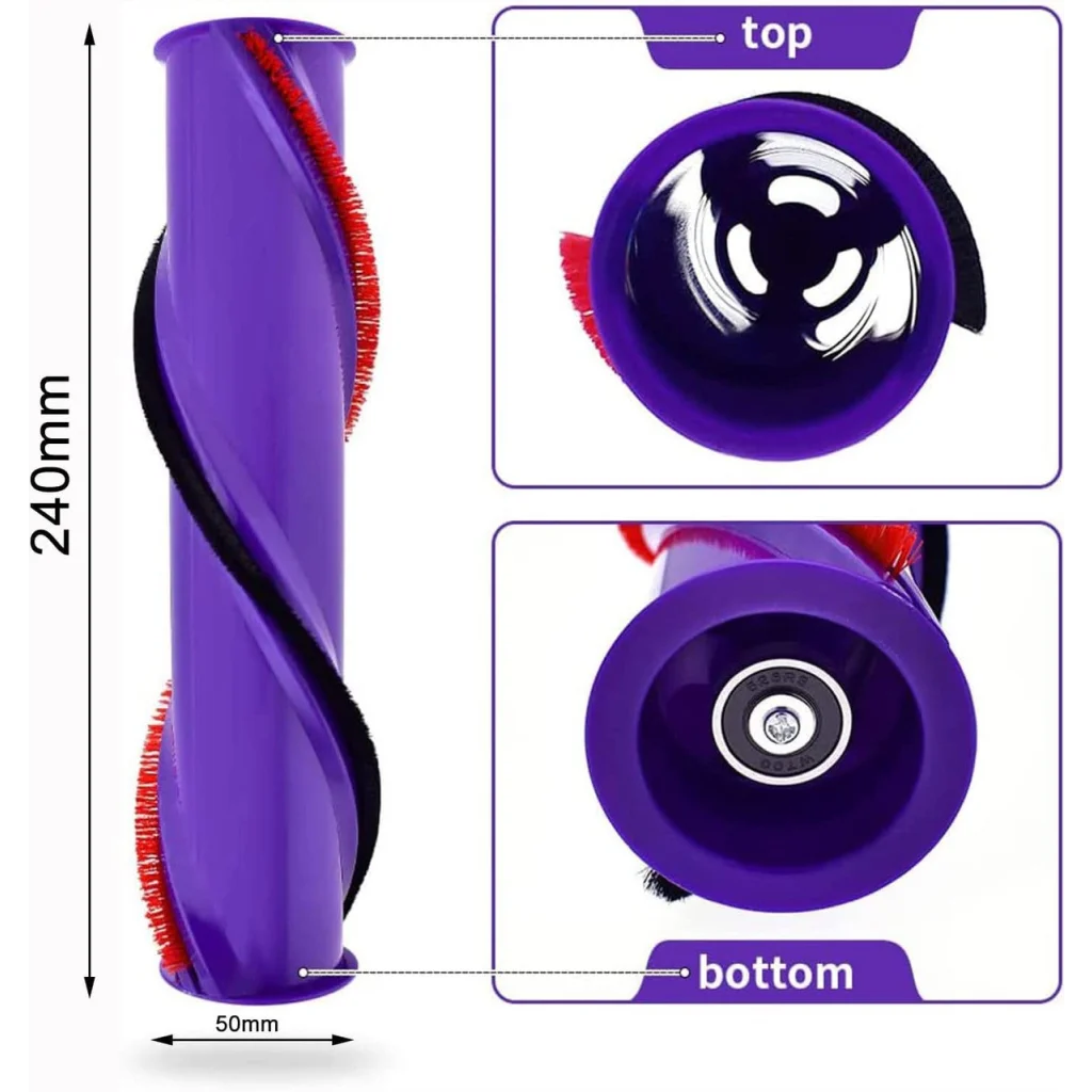 Cleaners roller brush with dyson vacuum