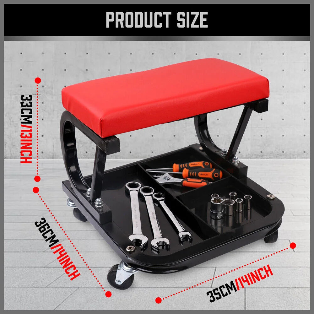 Rolling Creeper Seat HORUSDY Workshop Mechanic Stool Garage