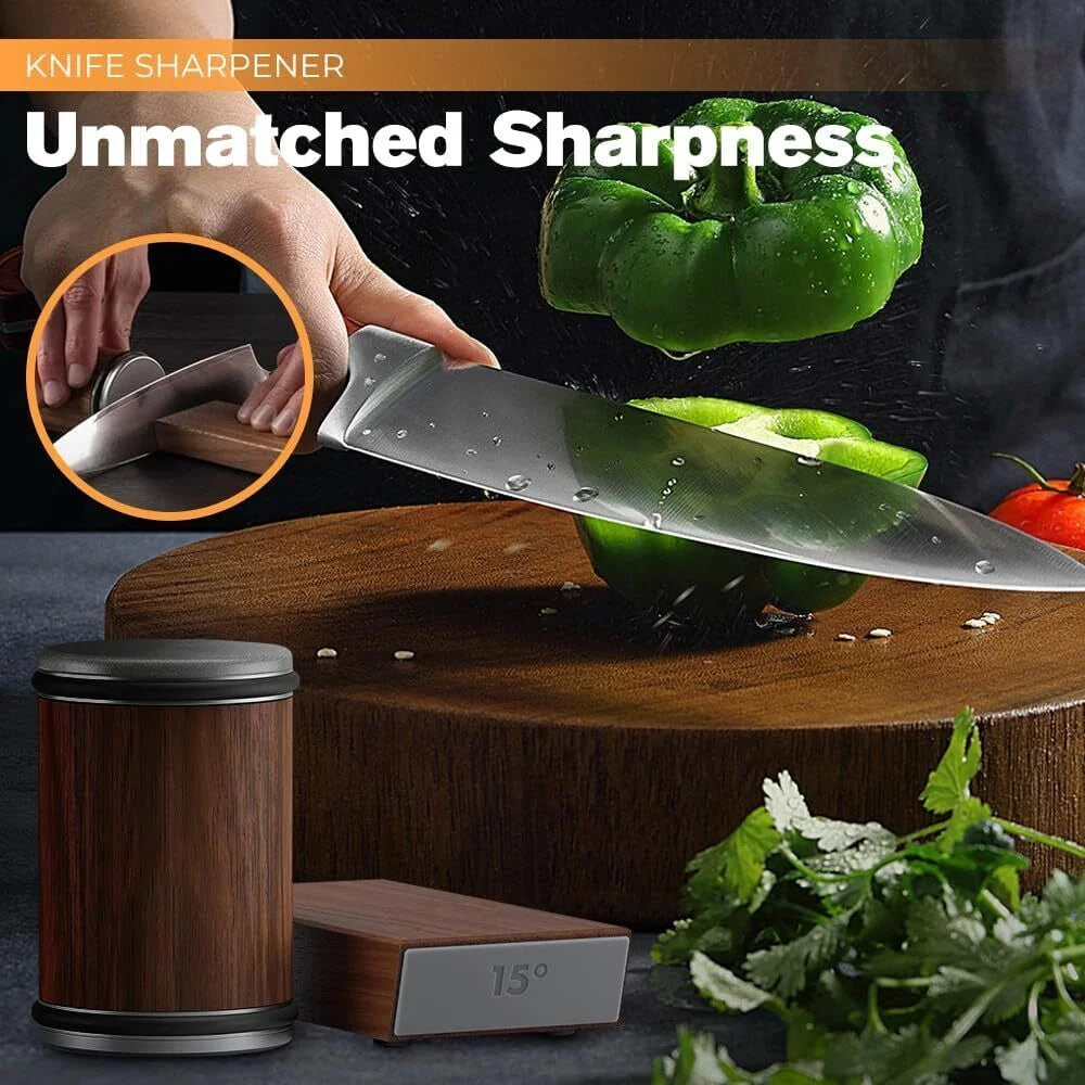 Rolling Knife Sharpener Kit for Straight Edge Roller Knife