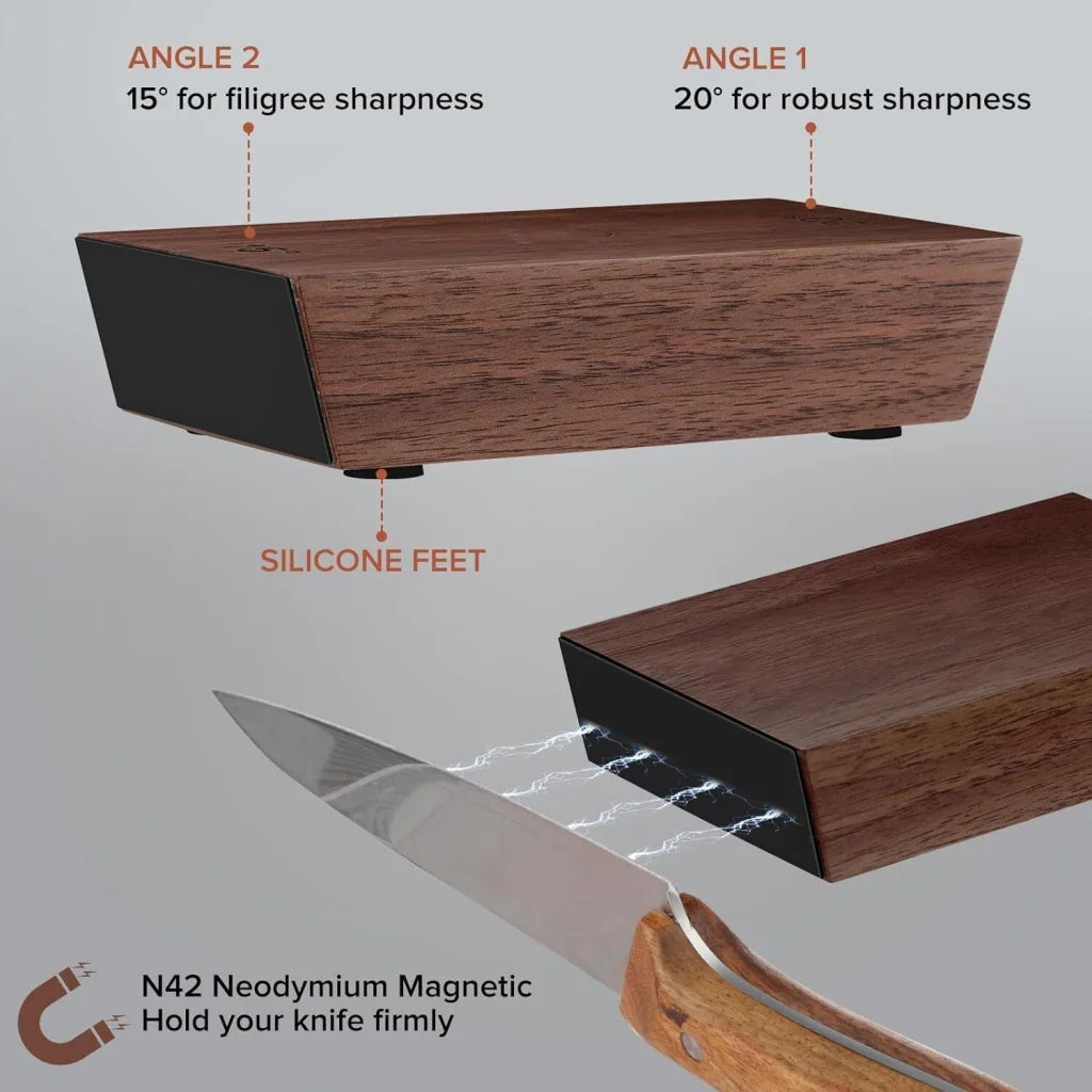 Rolling Knife Sharpener Kit for Straight Edge Roller Knife