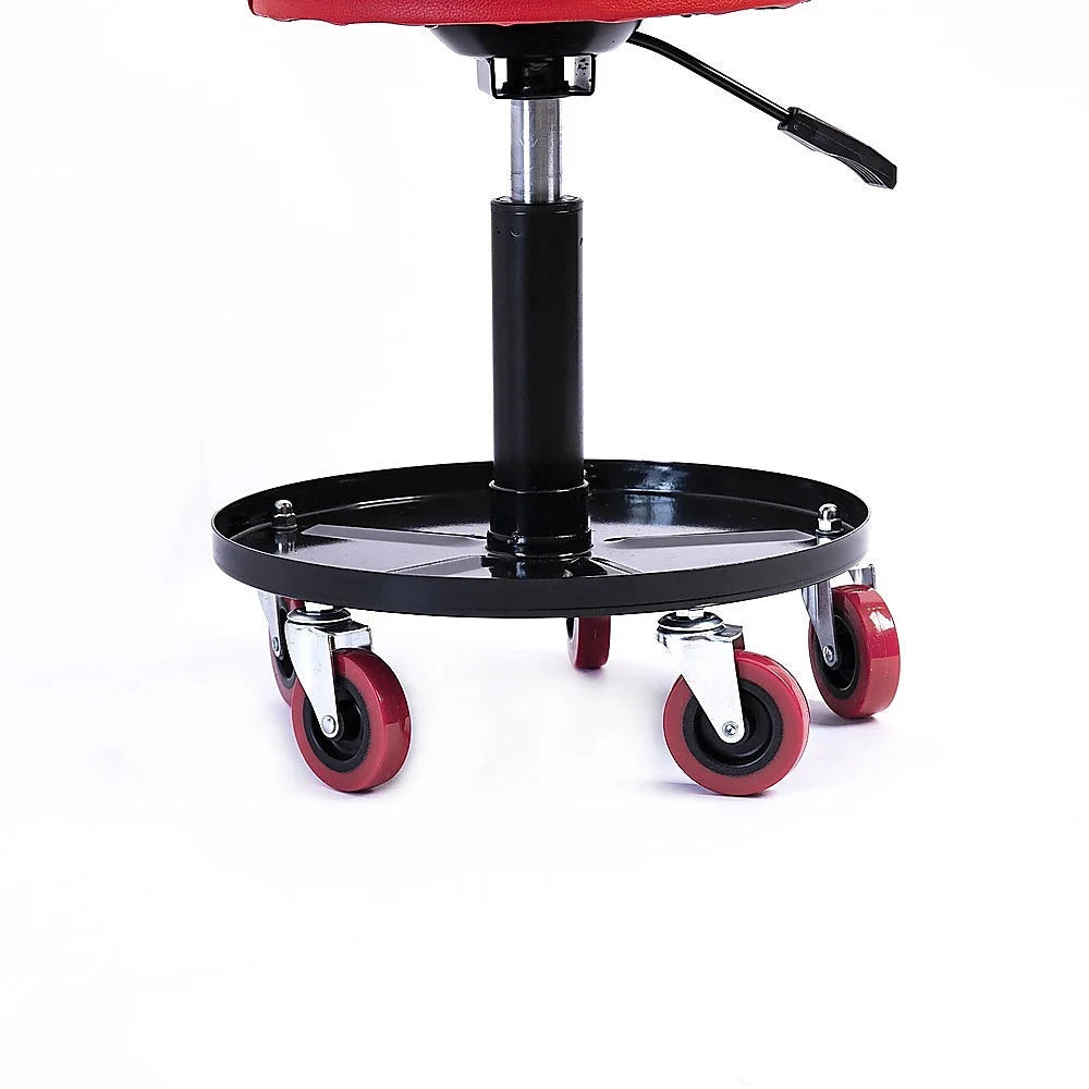 Rolling stool mechanics with tabletop context and item shape