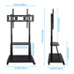 Rolling TV Stand 32 100 w
