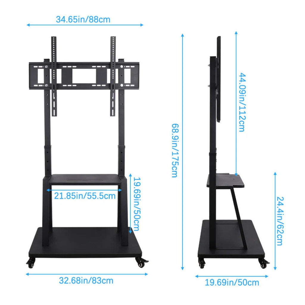 Rolling TV Stand 32 100 w