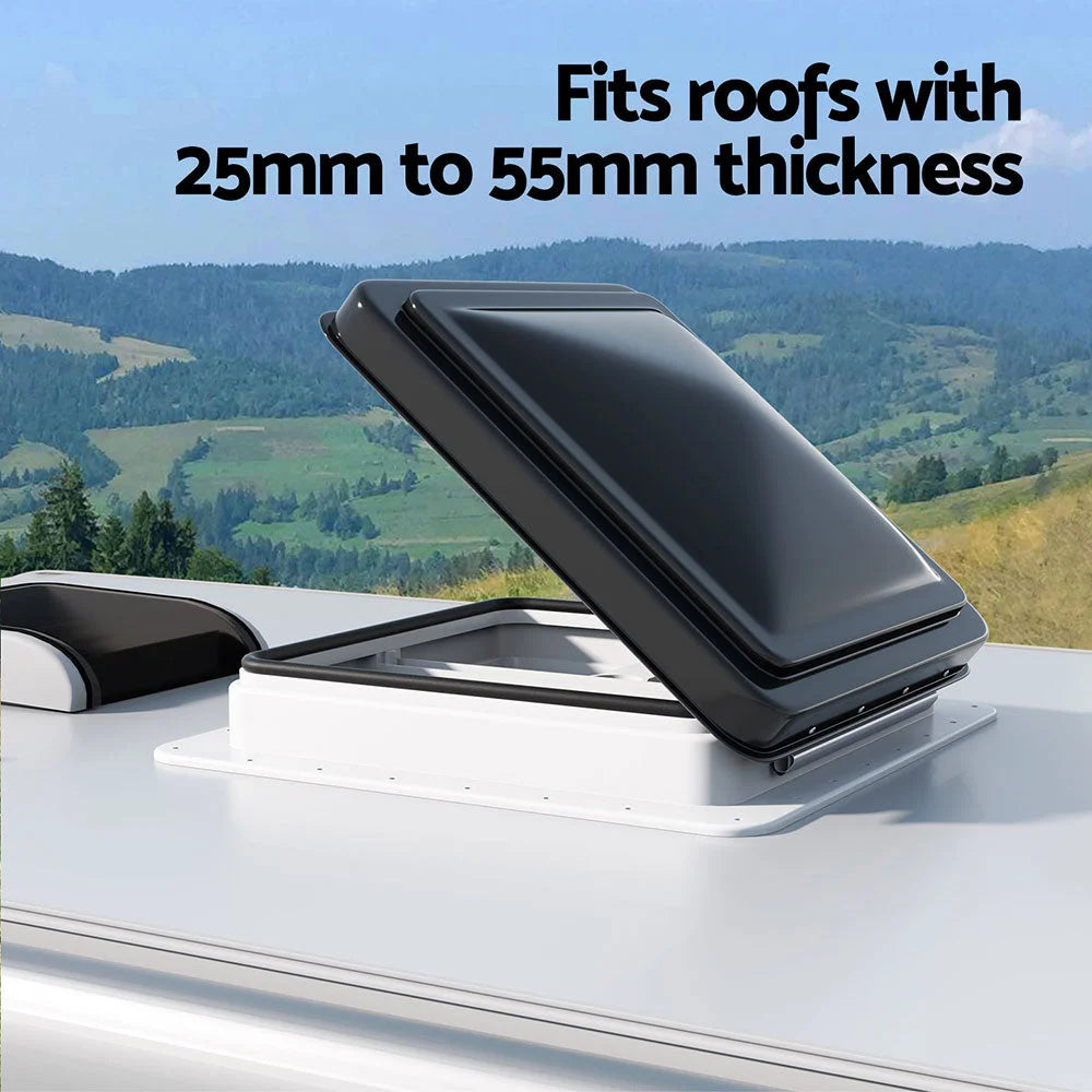 Roof Vent Hatch RV Skylight Motorhome Camper 350x350mm