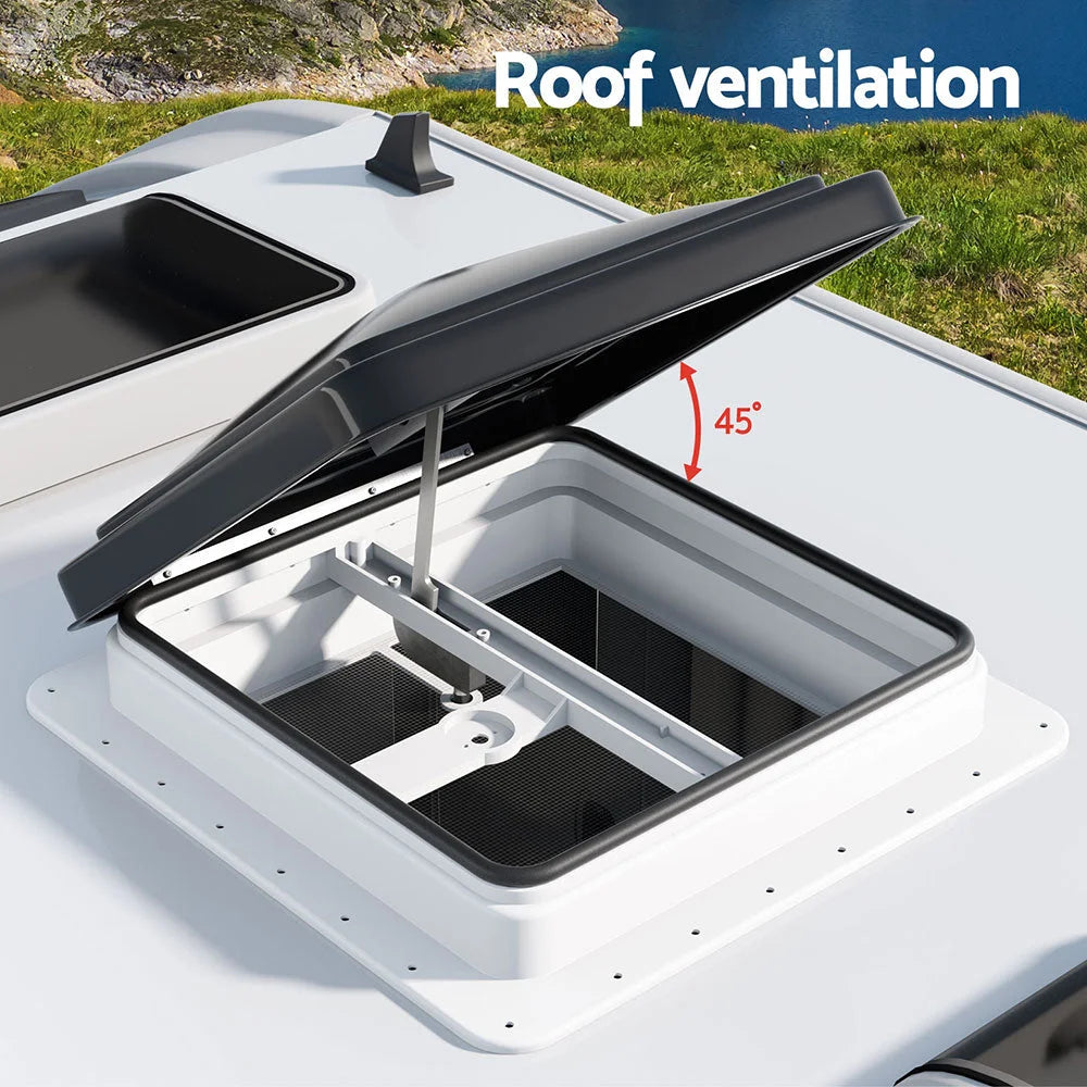Roof Vent Hatch RV Skylight Motorhome Camper 350x350mm