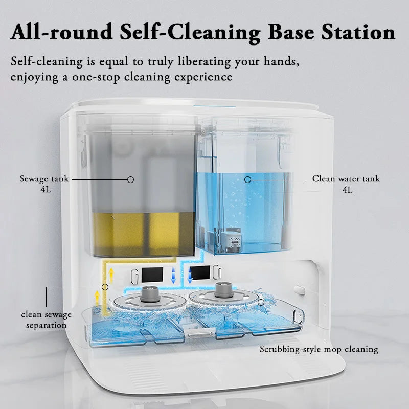 Room Cleaner Robot Auto Cleaning 4000Pa Household Floor