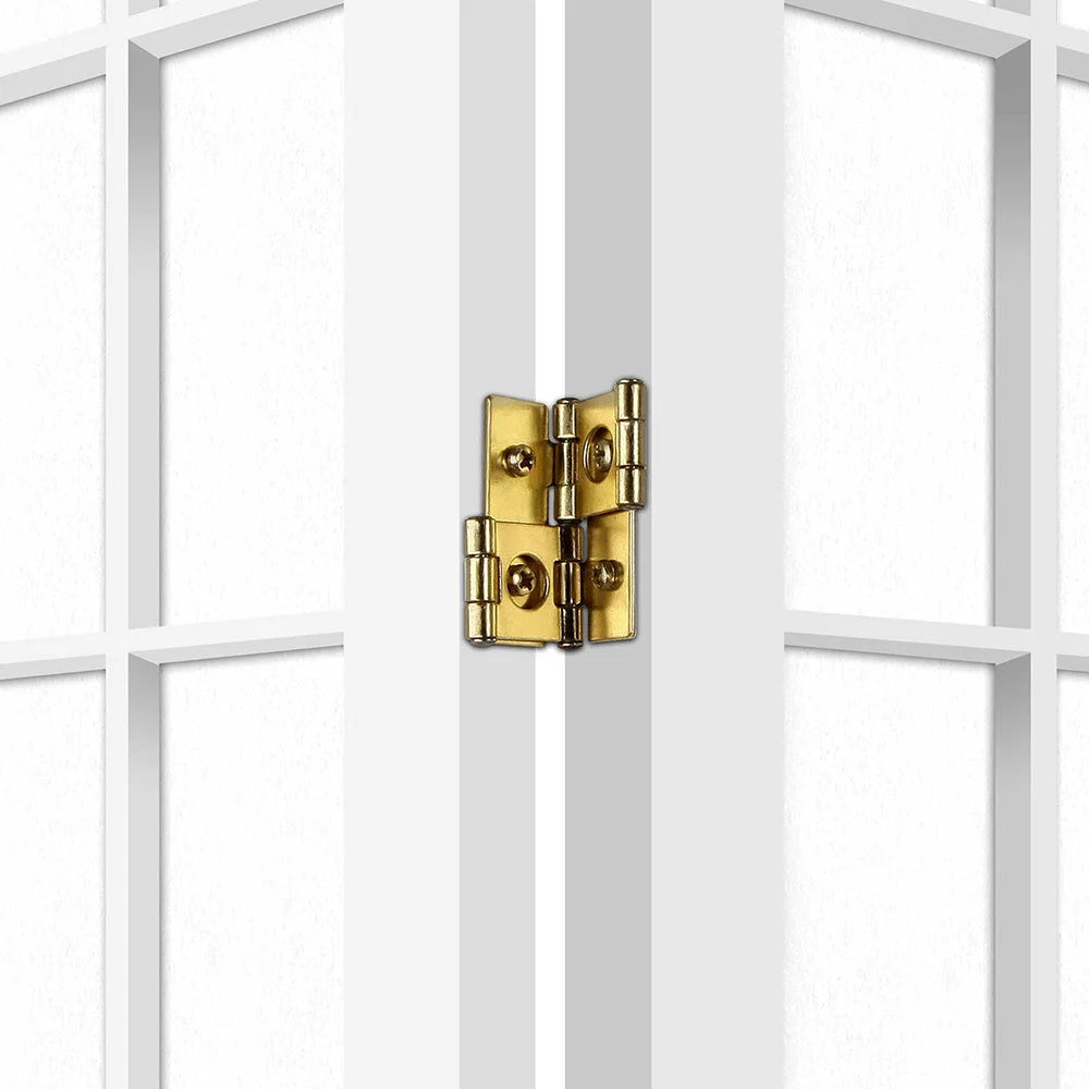 Room Divider Privacy Screen 6 Panel Foldable Pine Wood