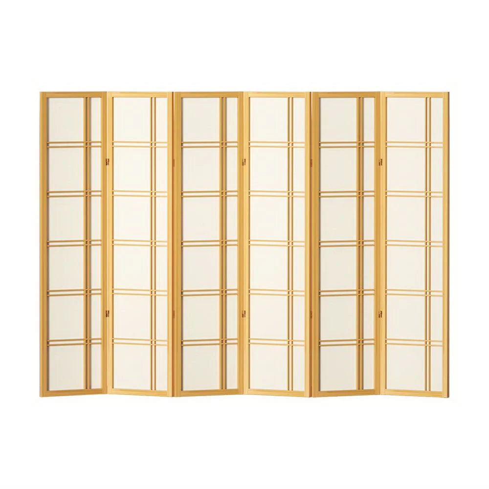 Room Divider Screen 6 Panel 265x179cm - Nova Natural