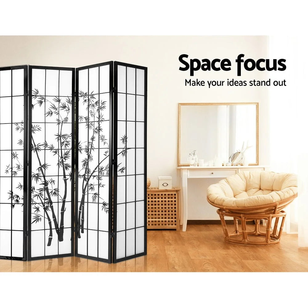 Room Divider Screen 8 Panel Privacy Dividers Pine Wood