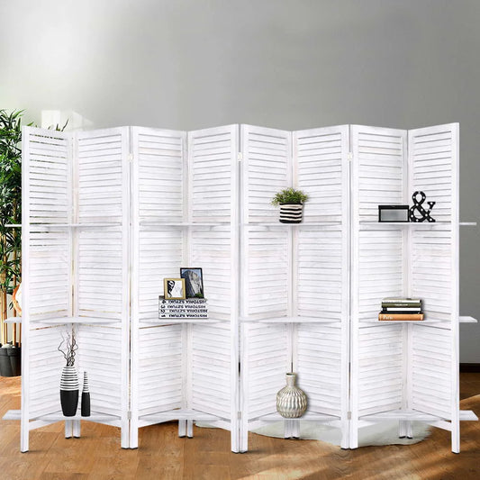 Room Divider Screen 8 Panel Privacy Foldable Dividers