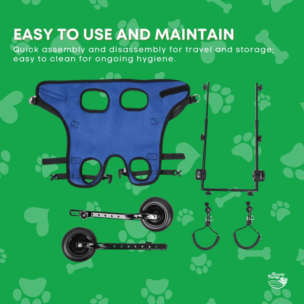 Rooster Farms Little Dog Wheelchair Medium Harness