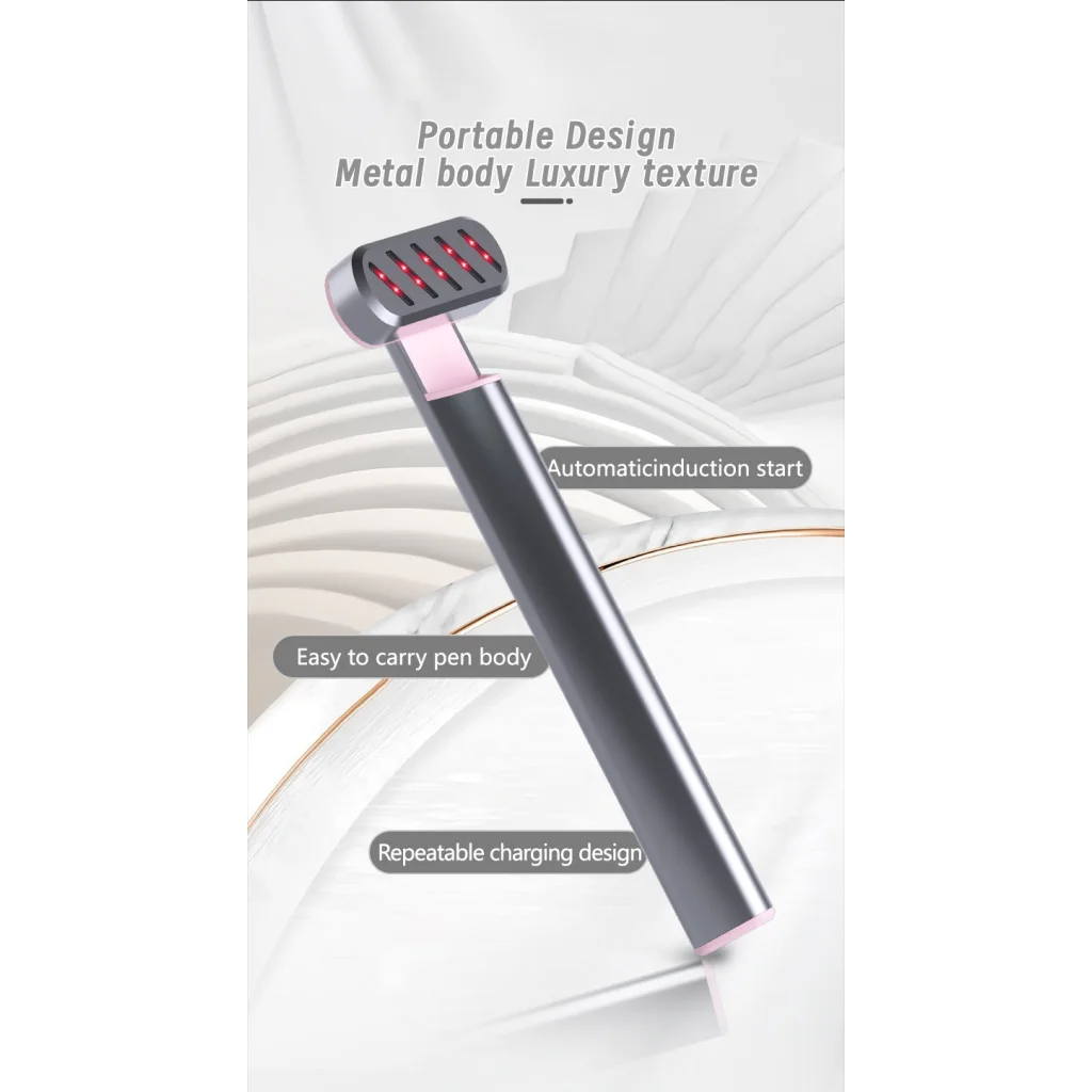 Rose Gold Anti-Aging Eye Care Device - 42°C Heat Red Light