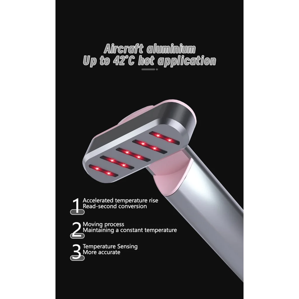Rose Gold Anti-Aging Eye Care Device - 42°C Heat Red Light