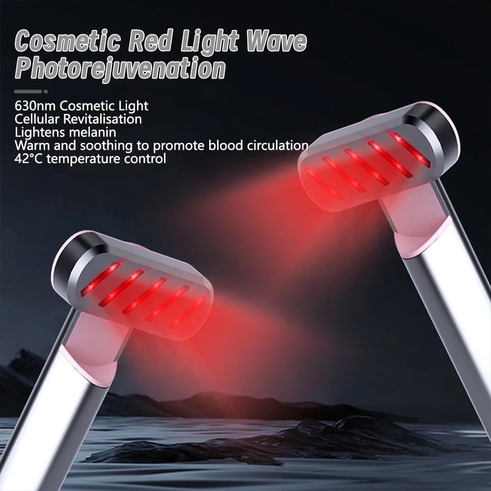 Rose Gold Anti-Aging Eye Care Device - 42°C Heat Red Light