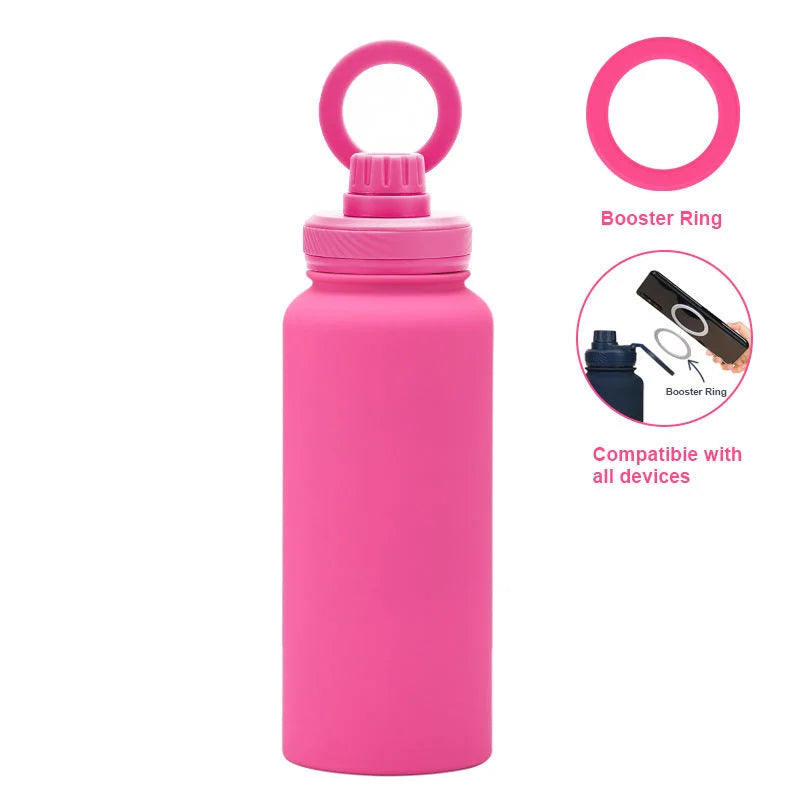 Rose Red 1L Stainless Steel Water