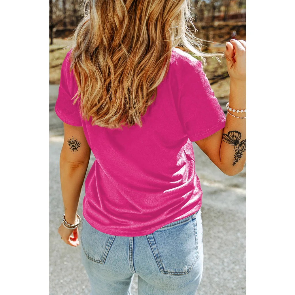 Rose Red Nutcracker Graphic Christmas Holiday T Shirt - L