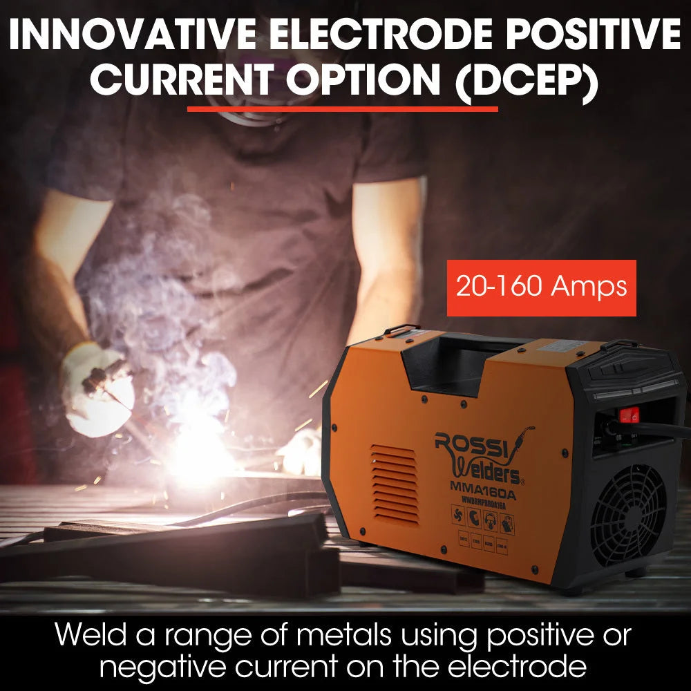 ROSSI 160 Amp Inverter Stick Welder ideal for Stainless
