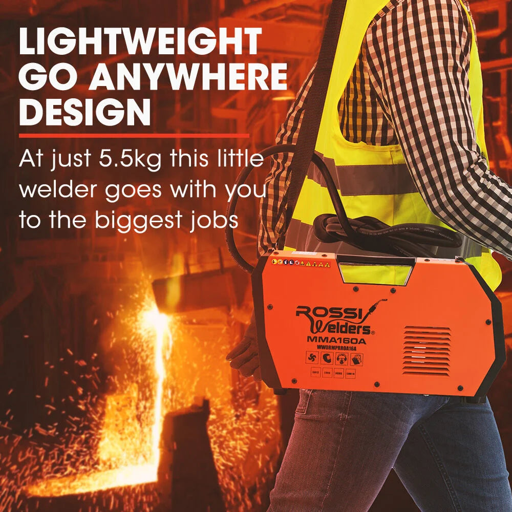 ROSSI 160 Amp Inverter Stick Welder ideal for Stainless