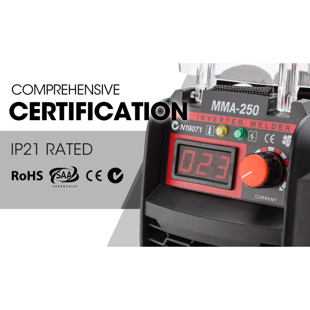 ROSSI 250 Amp Stick Welder Portable Arc MMA Inverter