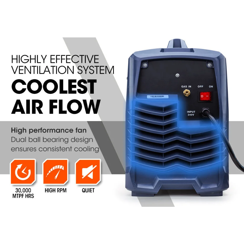 ROSSI 300 Amp MIG Stick Welder Portable DC Gas Gasless