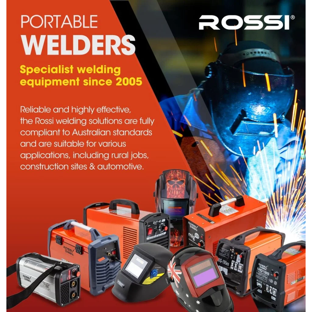 ROSSI 300 Amp MIG Stick Welder Portable DC Gas Gasless