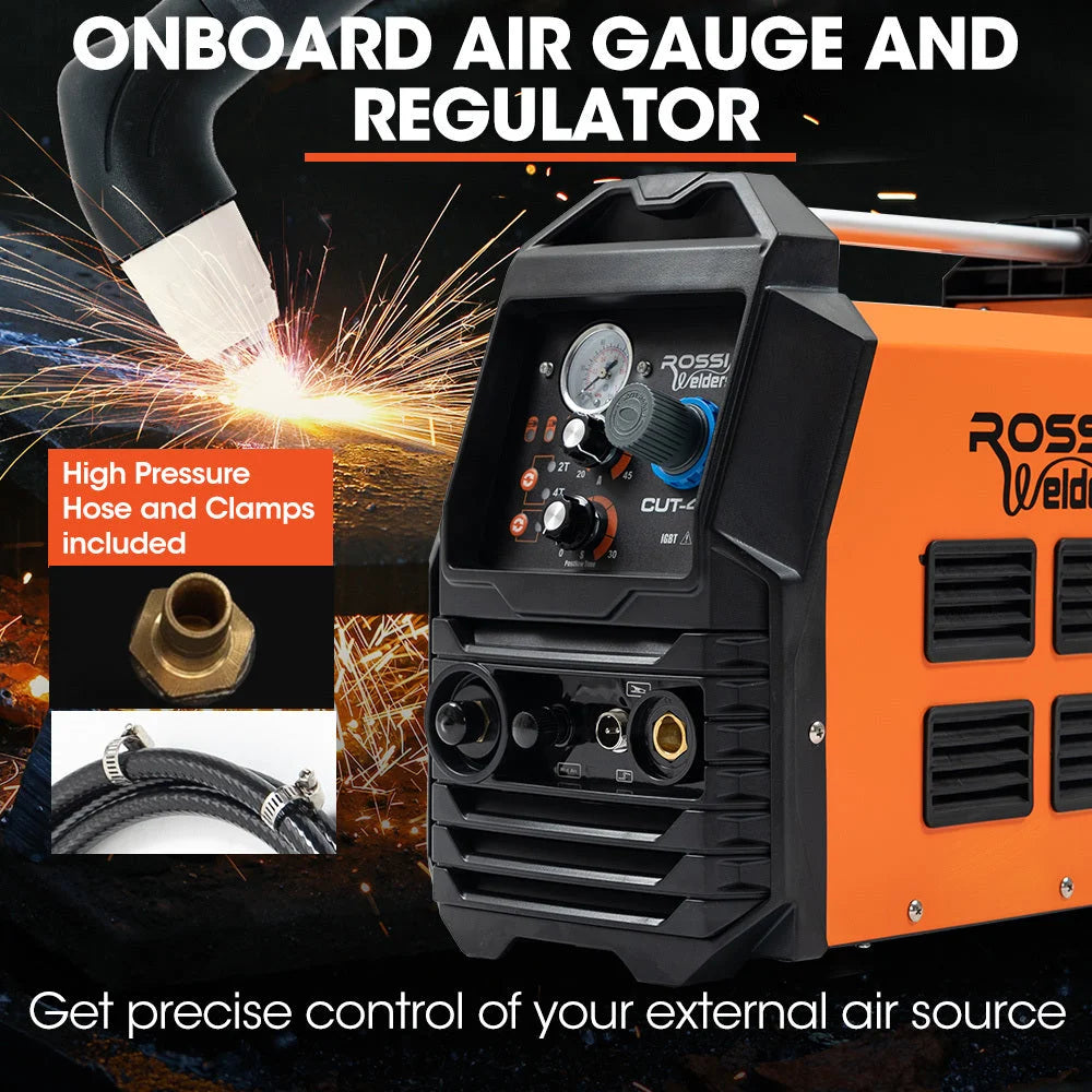 ROSSI 45A Plasma Cutter Non-Touch Pilot ARC for Easy Cuts