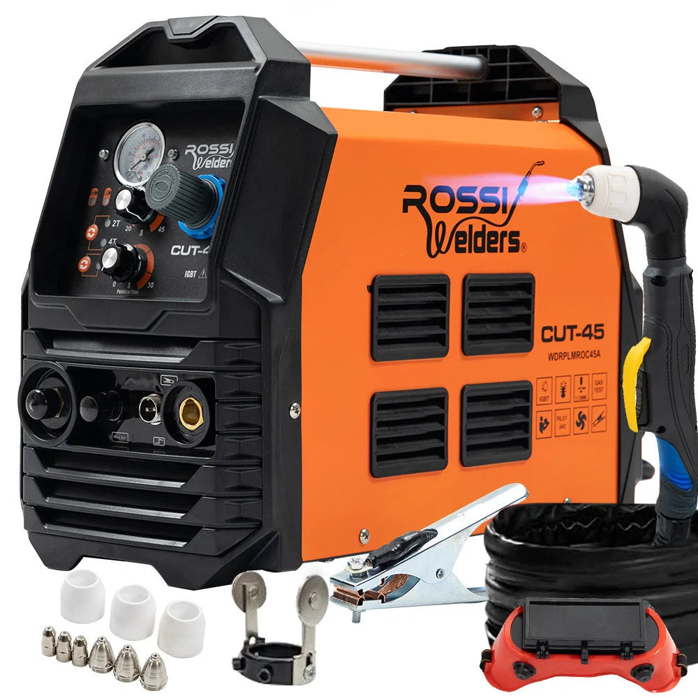 ROSSI 45A Plasma Cutter Non-Touch Pilot ARC for Easy Cuts
