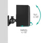 Rotatable 45 Degree Speaker Wall Mount Brackets