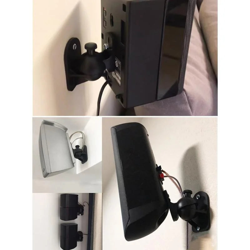 Rotatable 45 Degree Speaker Wall Mount Brackets