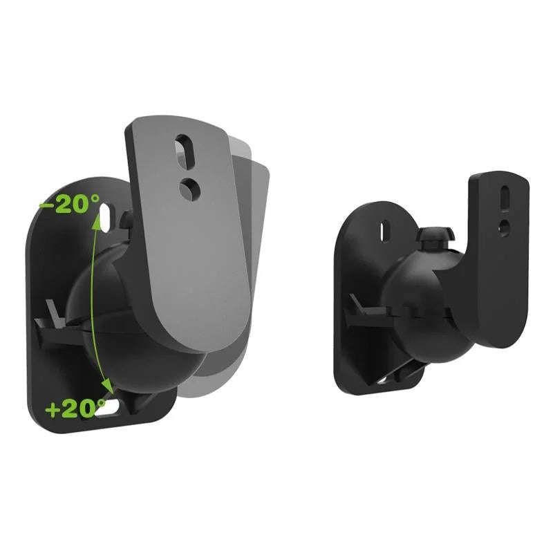 Rotatable 45 Degree Speaker Wall Mount Brackets for Surround Sound