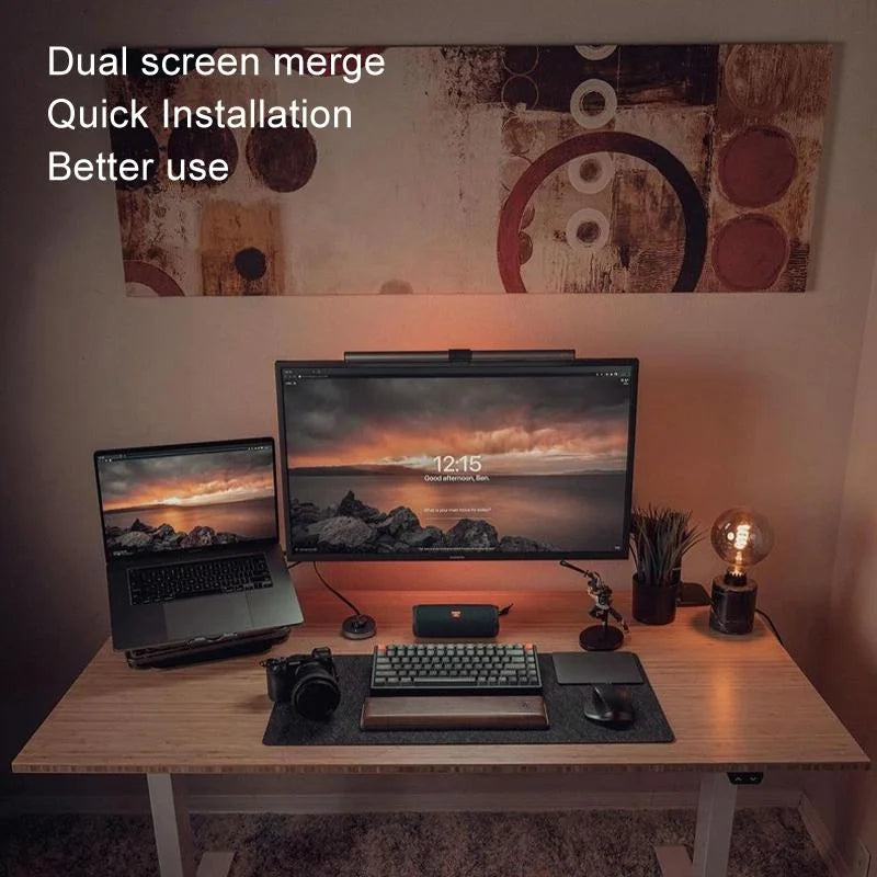 Rotatable Dual Screen Laptop Stand For Desktop-1964932310344273922