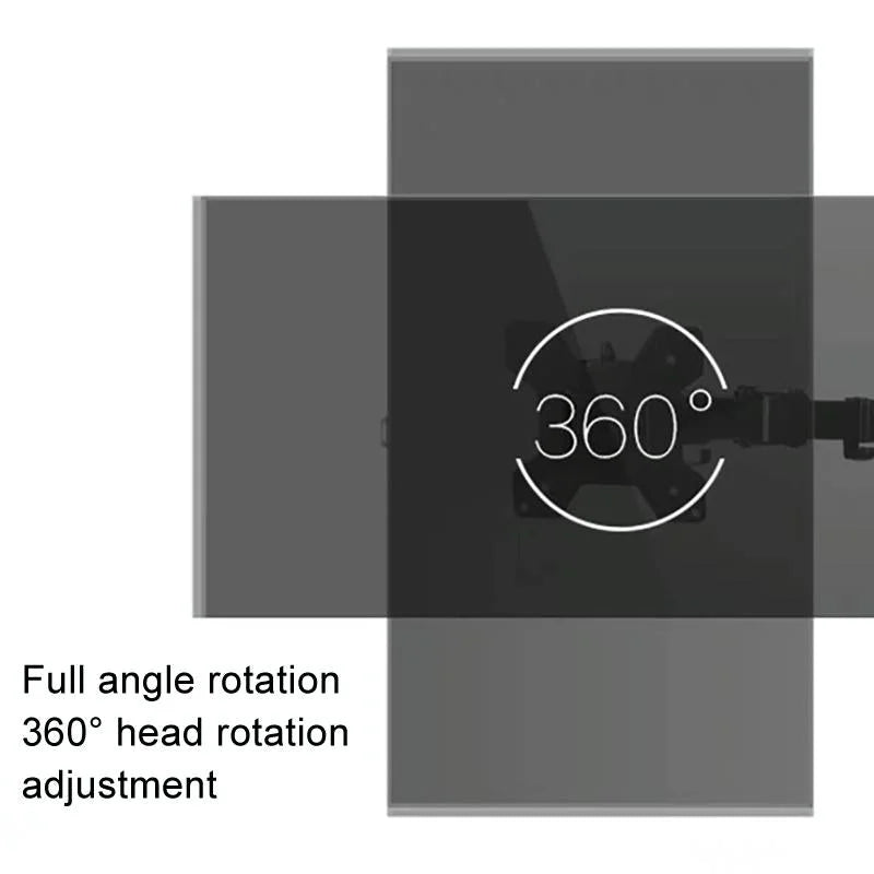 Rotatable Dual Screen Laptop Stand for Desktop