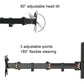Rotatable Dual Screen Laptop Stand for Desktop