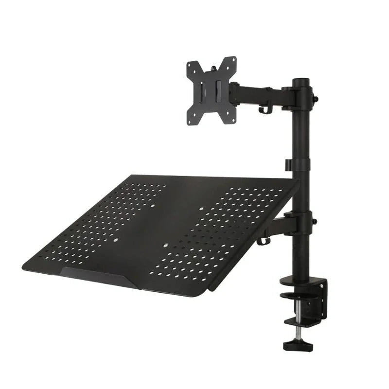 Rotatable Dual Screen Laptop Stand for Desktop