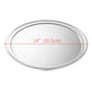 Round Aluminum Steel Pizza Tray 14-inch Home Oven Baking Plate Pan